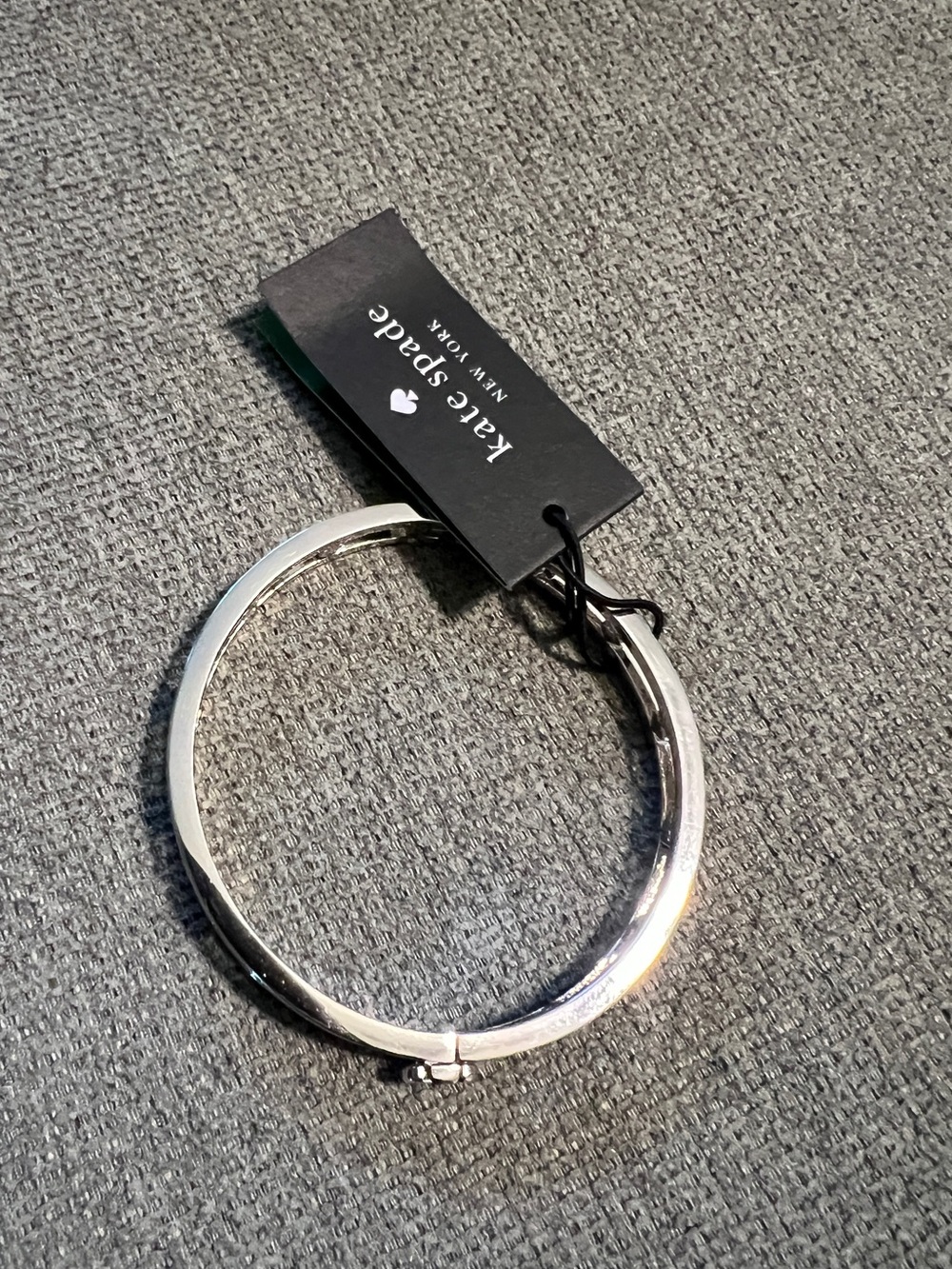 Cut To The Chase Pave Spade Hinge Bangle